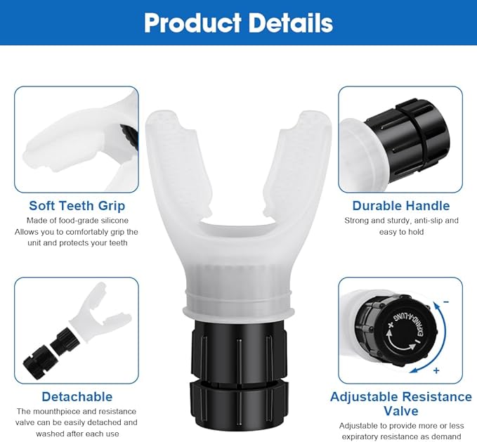 Dispositivo de ejercicio de respiración para pulmones - additional image 3