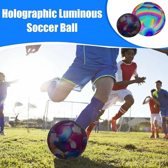 Balón de fútbol holográfico luminoso - additional image 14