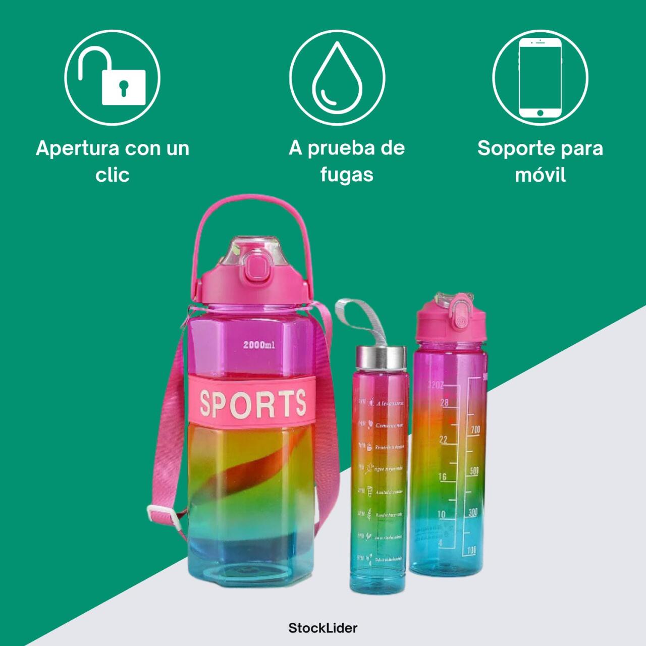 HydroMix Bottle Set