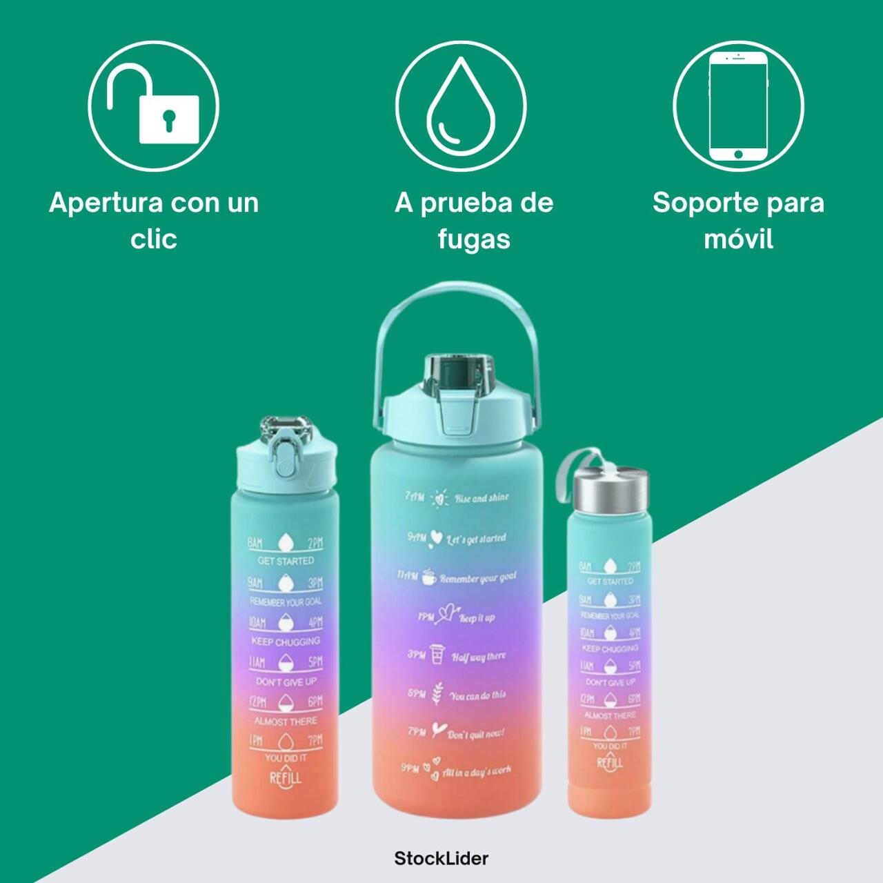 HydroMix Bottle Set